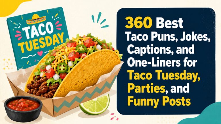 360 Best Taco Puns, Jokes, Captions, and One-Liners