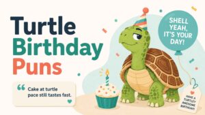 Turtle Birthday Puns