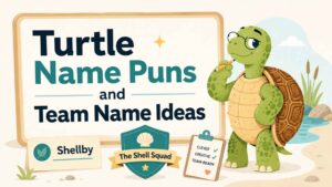 Turtle Name Puns and Team Name Ideas