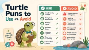 Turtle Puns to Use vs Avoid