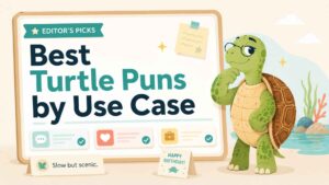 Editor’s Picks: Best Turtle Puns by Use Case