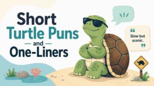 Short Turtle Puns and One-Liners