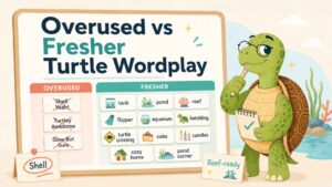 Overused vs Fresher Turtle Wordplay
