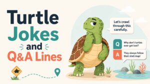 Turtle Jokes and Q&A Lines