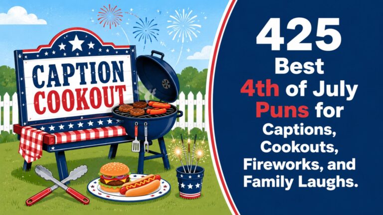 425 Best 4th of July Puns for Captions, Cookouts, Fireworks, and Family Laughs