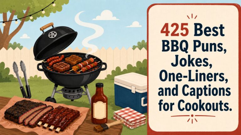 425 Best BBQ Puns, Jokes, One-Liners, and Captions for Cookouts