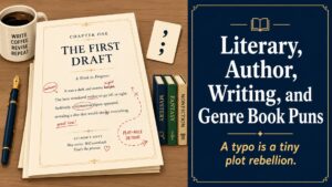 Literary, Author, Writing, and Genre Book Puns