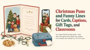 Christmas Puns and Funny Lines for Cards, Captions, Gift Tags, and Classrooms