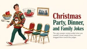Christmas Party, Dinner, and Family Jokes