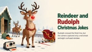 Reindeer and Rudolph Christmas Jokes