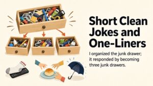 Short Clean Jokes and One-Liners