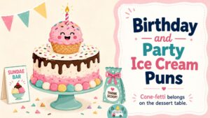 Birthday and Party Ice Cream Puns