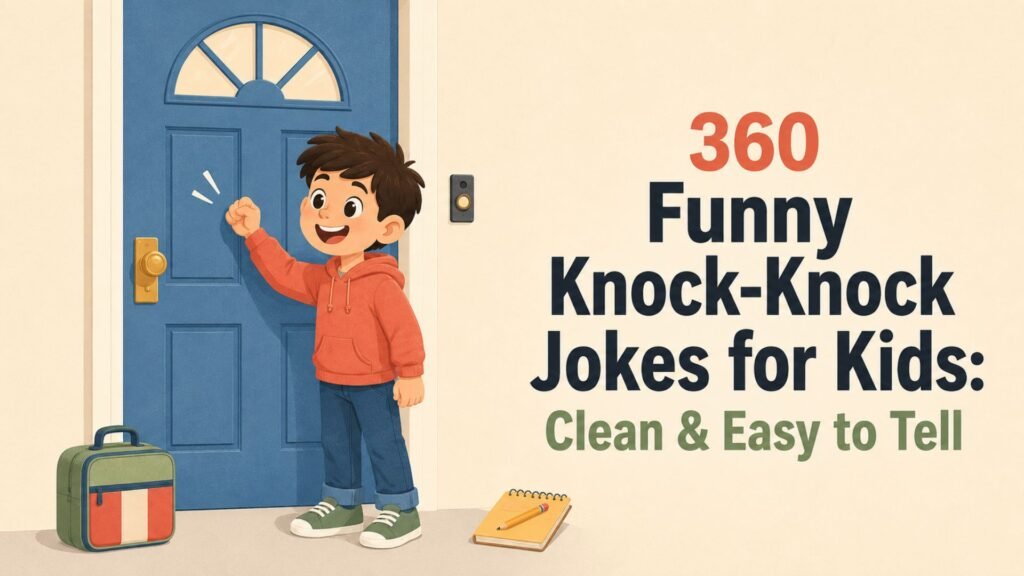 360 Funny Knock-Knock Jokes for Kids: Clean & Easy to Tell