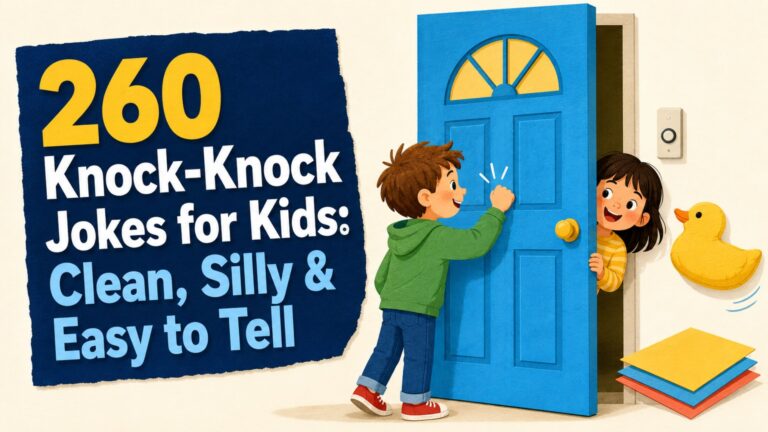 260 Knock-Knock Jokes for Kids: Clean, Silly & Easy to Tell