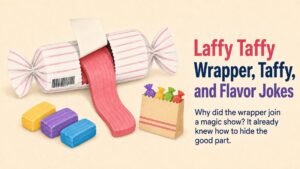 Laffy Taffy Wrapper, Taffy, and Flavor Jokes