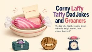 Corny Laffy Taffy Dad Jokes and Groaners