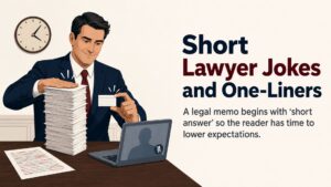 Short Lawyer Jokes and One-Liners