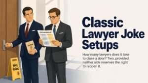 Classic Lawyer Joke Setups