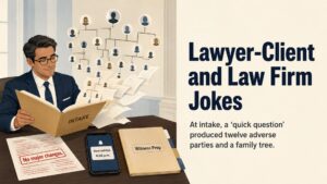 Lawyer-Client and Law Firm Jokes