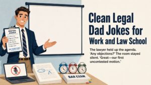 Clean Legal Dad Jokes for Work and Law School