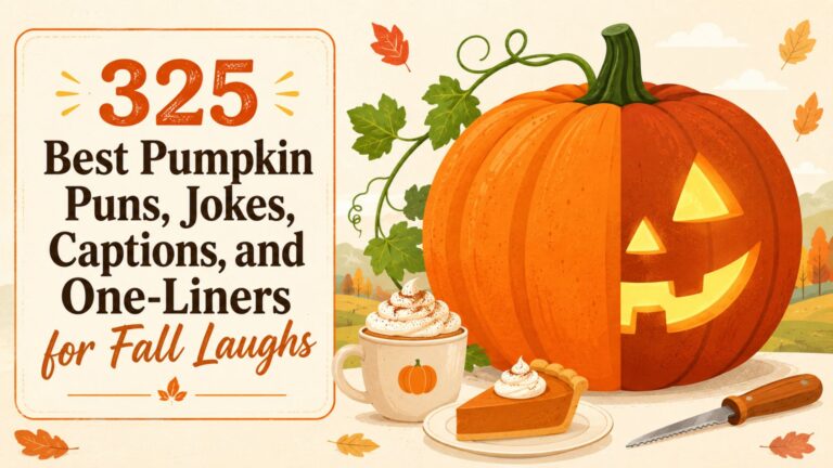 325 Best Pumpkin Puns, Jokes, and Captions for Fall & Halloween