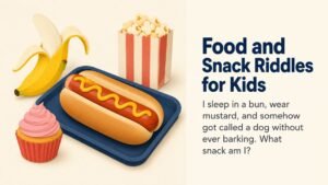 Food and Snack Riddles for Kids