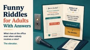 Funny Riddles for Adults With Answers