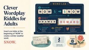 Clever Wordplay Riddles for Adults