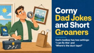 Corny Dad Jokes and Short Groaners