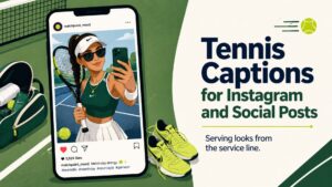Tennis Captions for Instagram and Social Posts