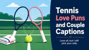 Tennis Love Puns and Couple Captions