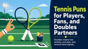 Tennis Puns for Players, Fans, and Doubles Partners
