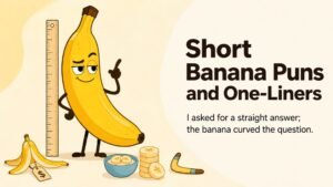 Short Banana Puns and One-Liners