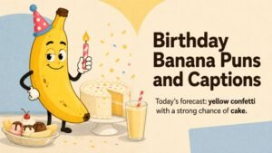 Birthday Banana Puns and Captions