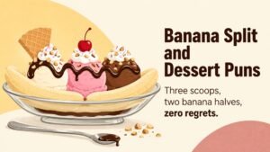 Banana Split and Dessert Puns