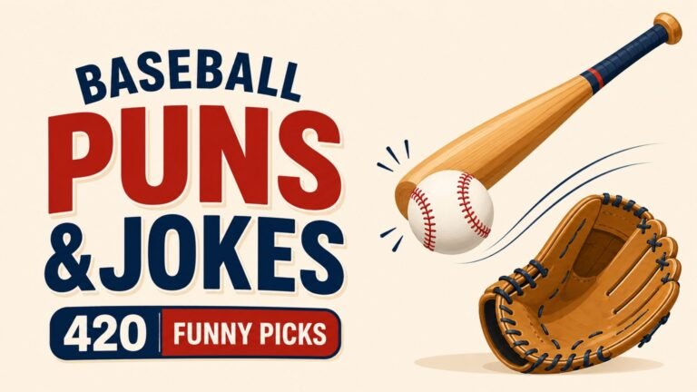420 Funny Baseball Puns and Jokes: One-Liners, Kids’ Jokes & Captions