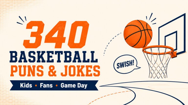 340 Funny Basketball Puns & Jokes for Kids and Fans