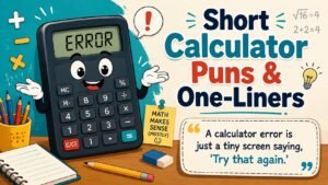 Short Calculator Puns and One-Liners