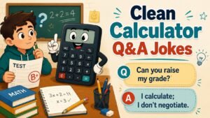 Clean Calculator Q&A Jokes