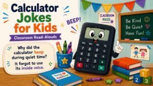 Kid-Friendly Calculator Jokes and Teacher Board LinesCalculator Jokes for Kids and Classroom Read-Alouds