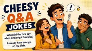Cheesy Question-and-Answer Jokes
Quick Q&A Groaners
