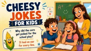 Clean Cheesy Jokes for Kids, Family, and Classroom
Easy Cheesy Jokes for Kids