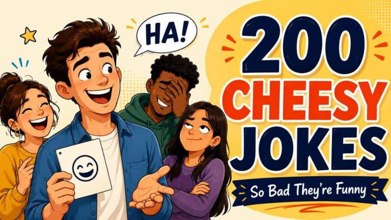 200 Cheesy Jokes for Kids and Adults That Deserve an Eye Roll