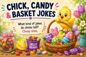 Chick, Candy and Basket Jokes