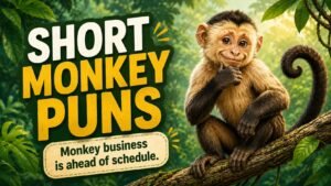 Short Monkey Puns and One-Liners