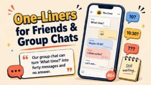 One-Liners for Friends, Texts and Icebreakers