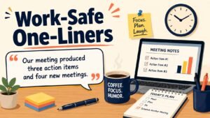 Work-Safe One-Liners for Coworkers
