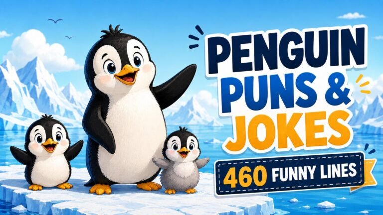 460 Funny Penguin Puns and Jokes for Kids, Captions & One-Liners