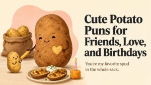 Cute Potato Puns for Friends, Love, and Birthdays