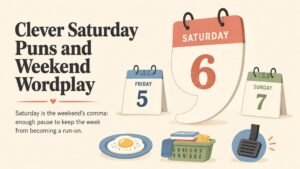 Clever Saturday Puns and Weekend Wordplay